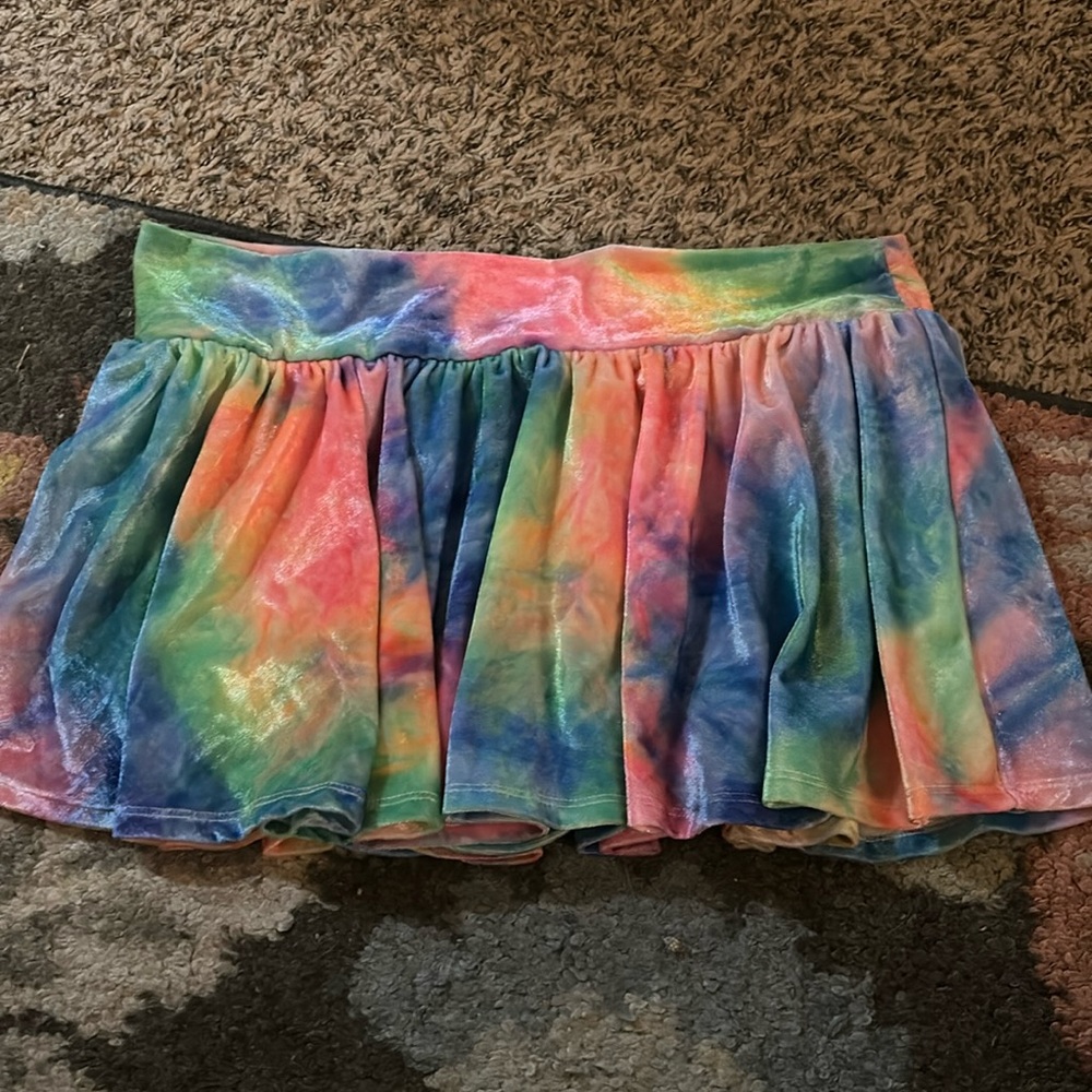 IHeartRaves Rainbow Super Mini Skirt